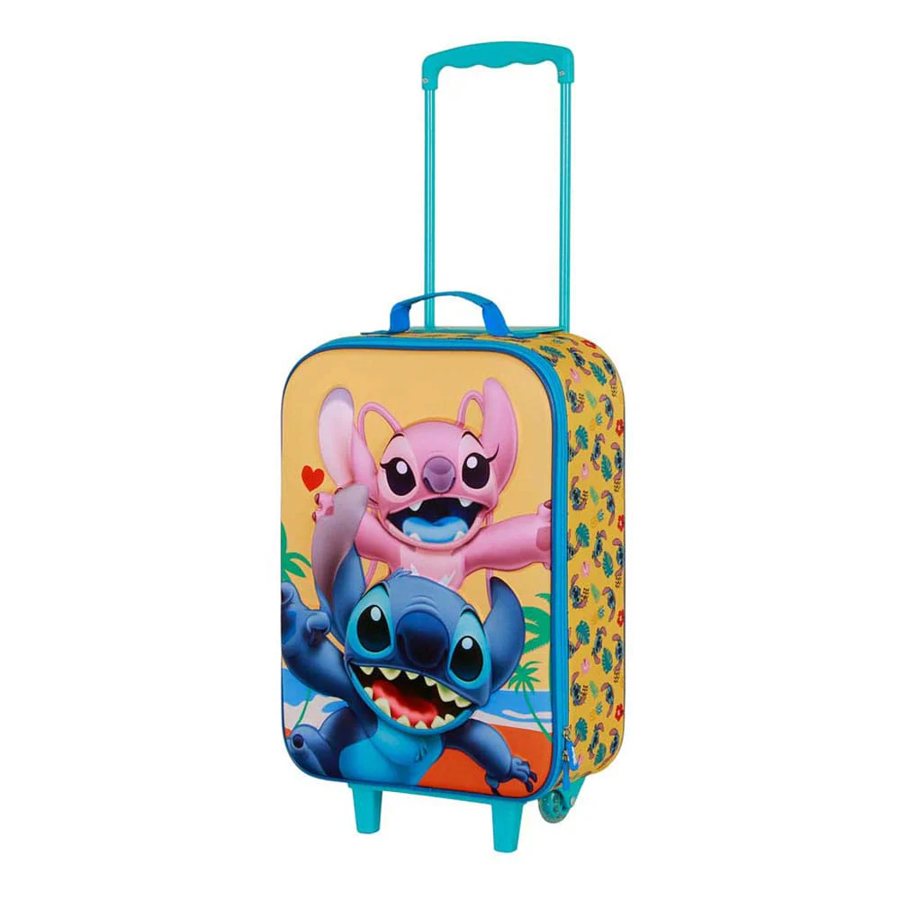 Lilo & Stitch Soft 3D Koffer Trolley Stitch Ocean Blue