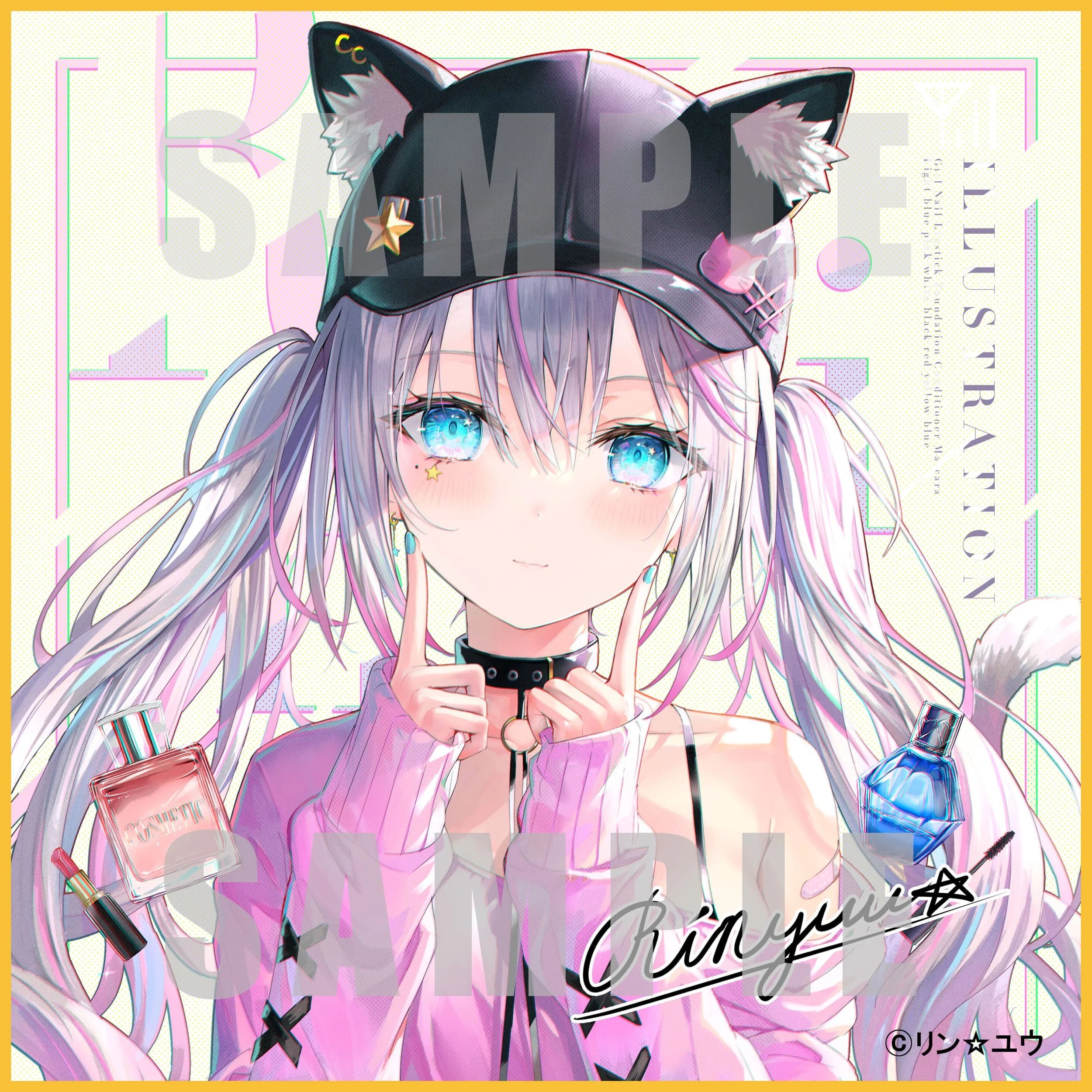 Lin*Yu Riyu-chan Original Character Pink Charm - Image 18