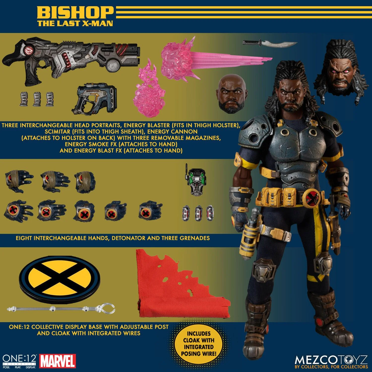 Lucas Bishop - Marvel X-Men - Mezco - Image 16