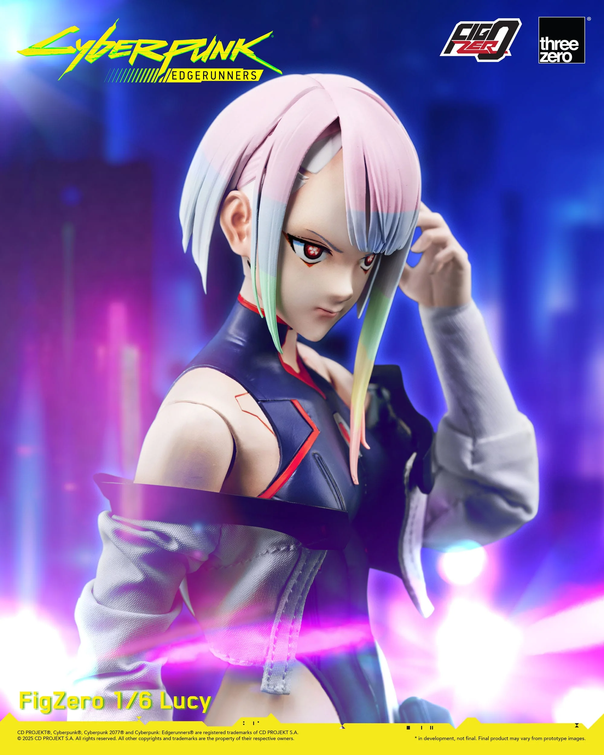 Lucy FigZero Cyberpunk: Edgerunners ThreeZero - Image 3