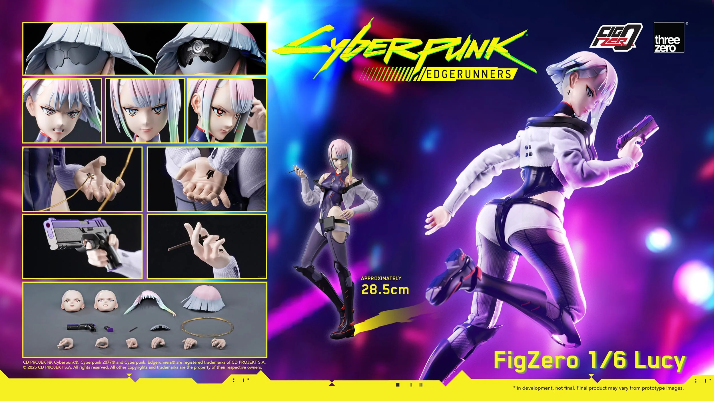 Lucy FigZero Cyberpunk: Edgerunners ThreeZero - Image 5