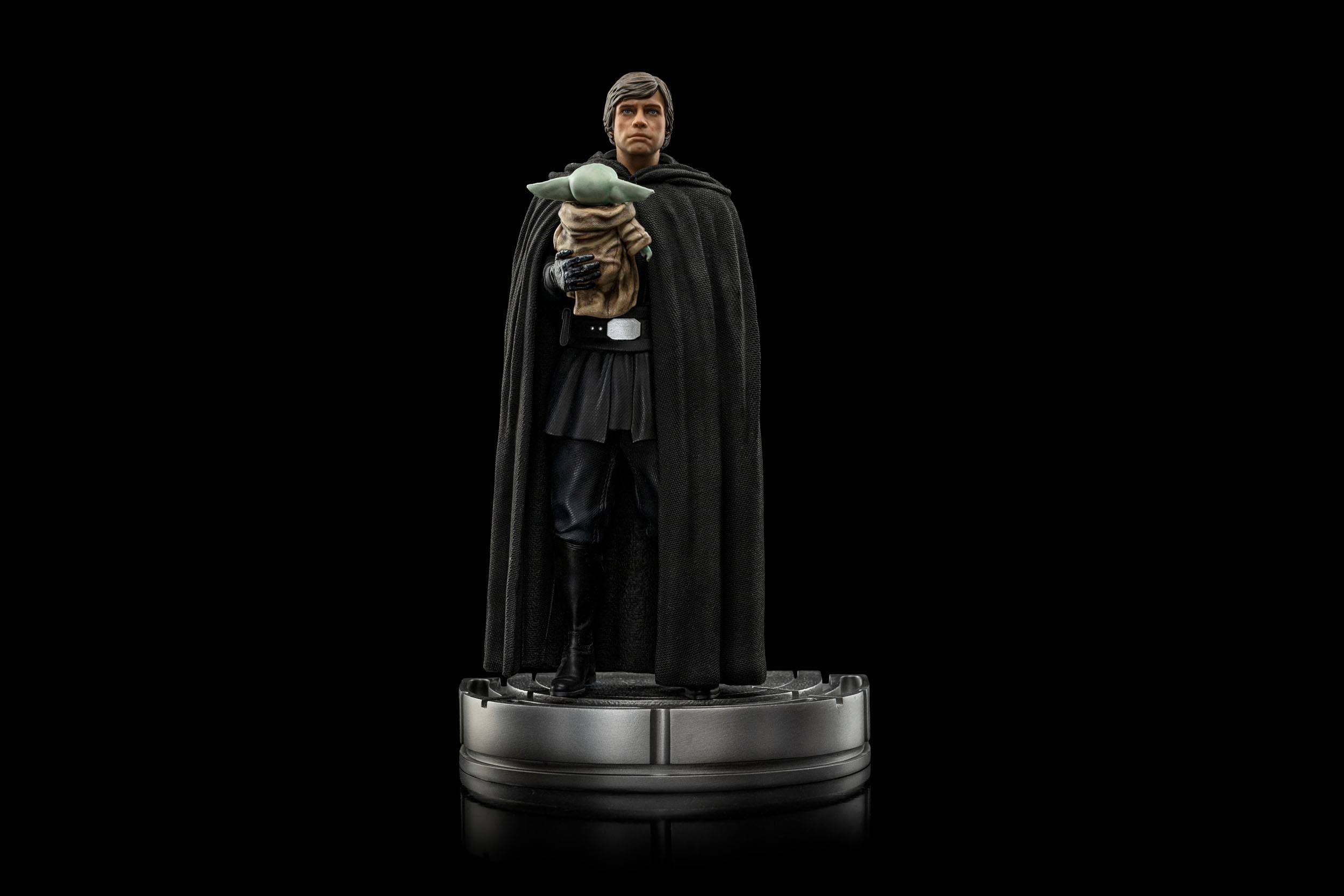 Luke Skywalker und Grogu - Art Scale - iron Studios - Image 2