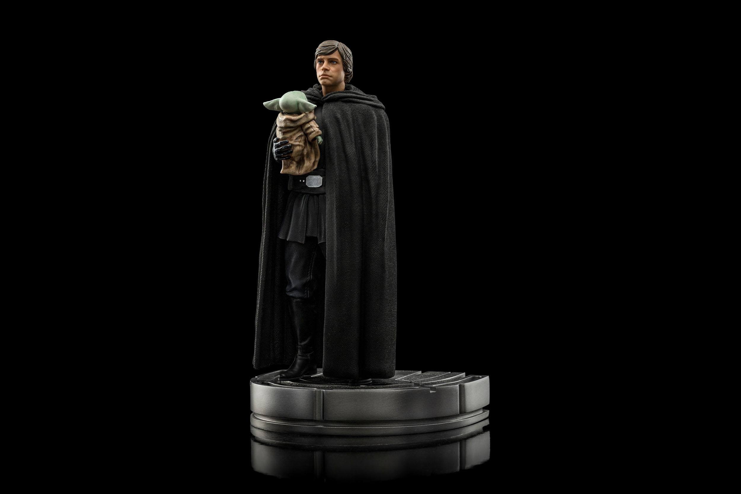 Luke Skywalker und Grogu - Art Scale - iron Studios - Image 5