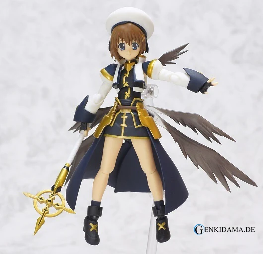 Magical Girl Lyrical Nanoha The Movie 2nd Figma Actionfigur Hayate Yagami A´s Ver. - Image 11