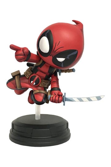 Marvel Animated Statue Deadpool (Jumping)
