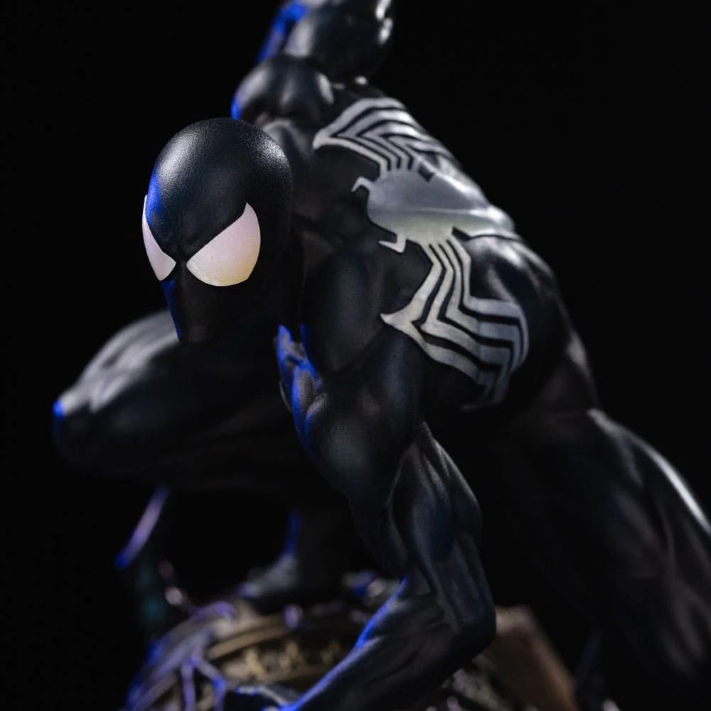 Marvel BDS Art Scale Statue Spider-Man Black Costume - Image 5