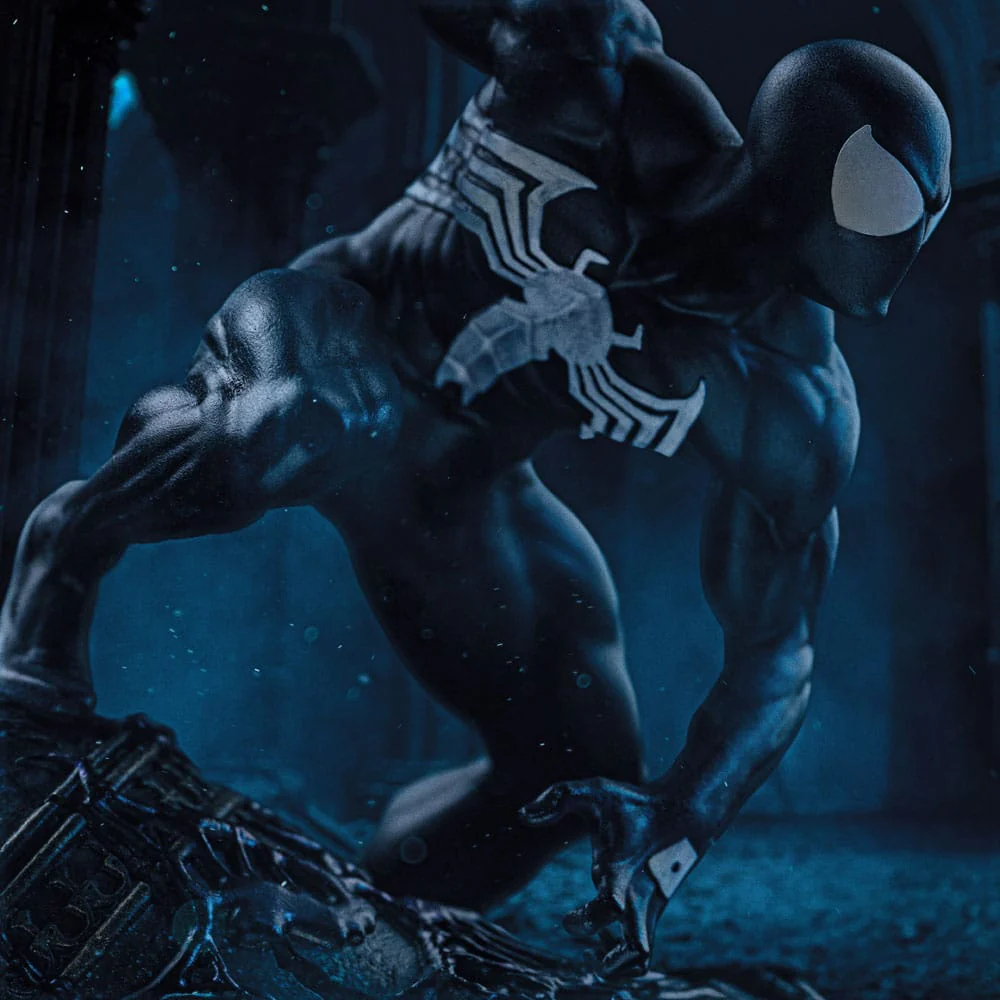 Marvel BDS Art Scale Statue Spider-Man Black Costume - Image 6