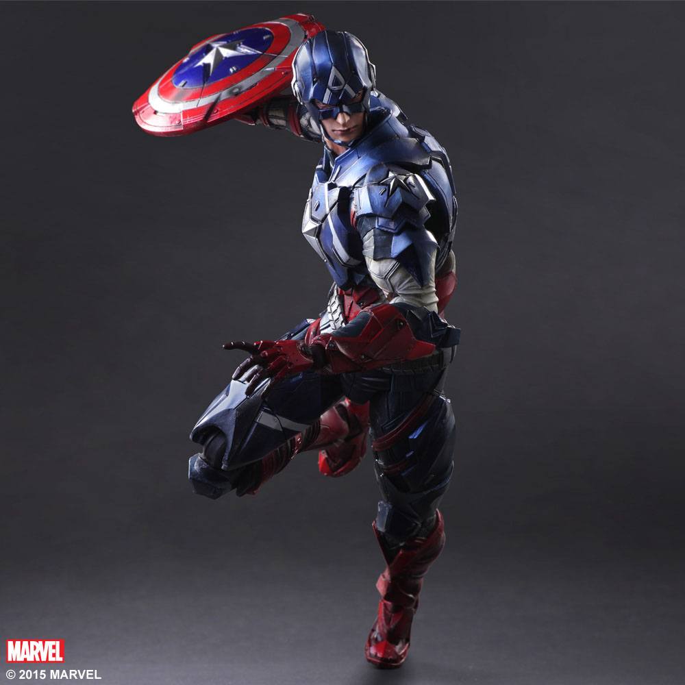 Marvel Comics Variant Play Arts Kai Actionfigur Captain America - Image 2