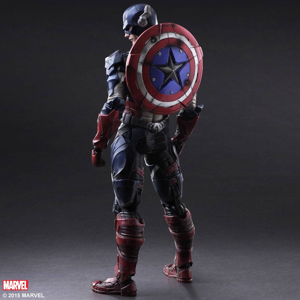 Marvel Comics Variant Play Arts Kai Actionfigur Captain America - Image 3