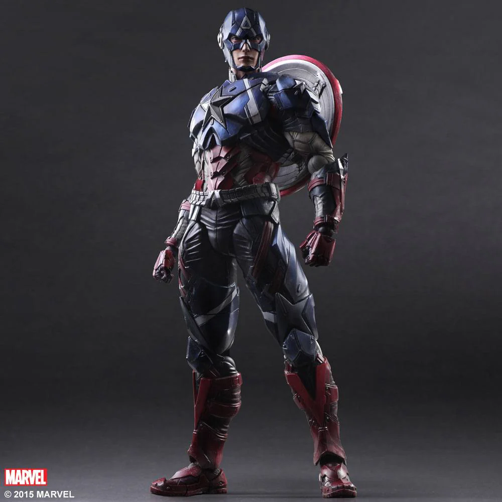 Marvel Comics Variant Play Arts Kai Actionfigur Captain America - Image 4