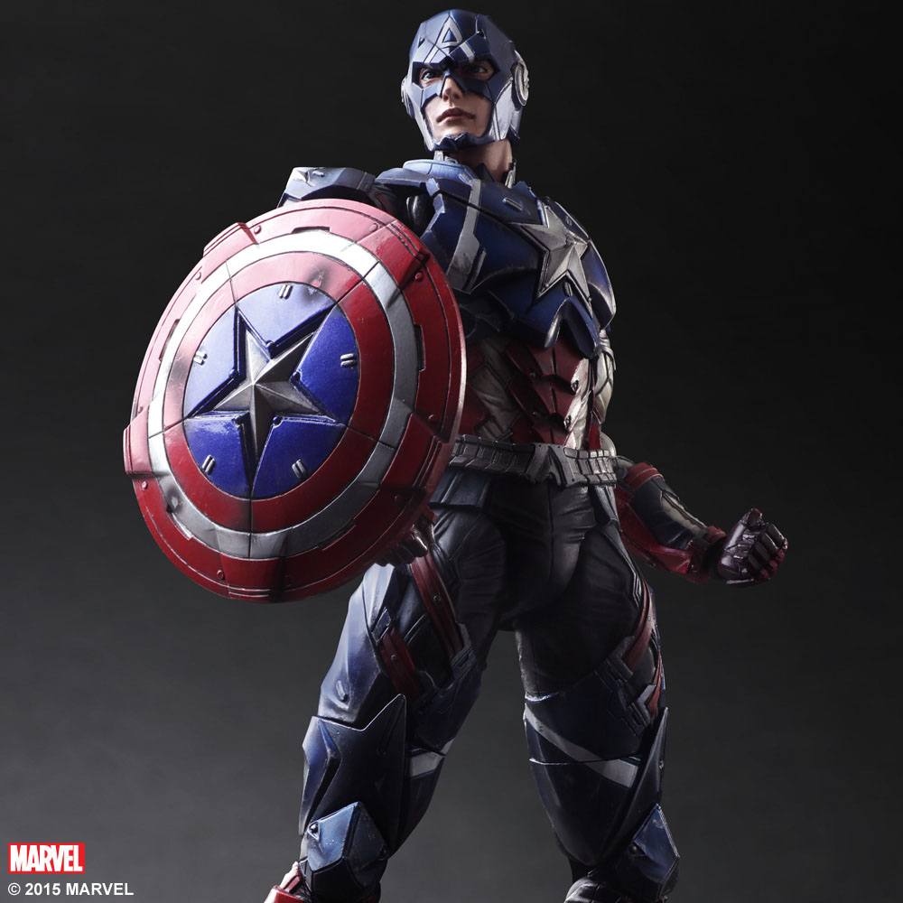 Marvel Comics Variant Play Arts Kai Actionfigur Captain America - Image 7
