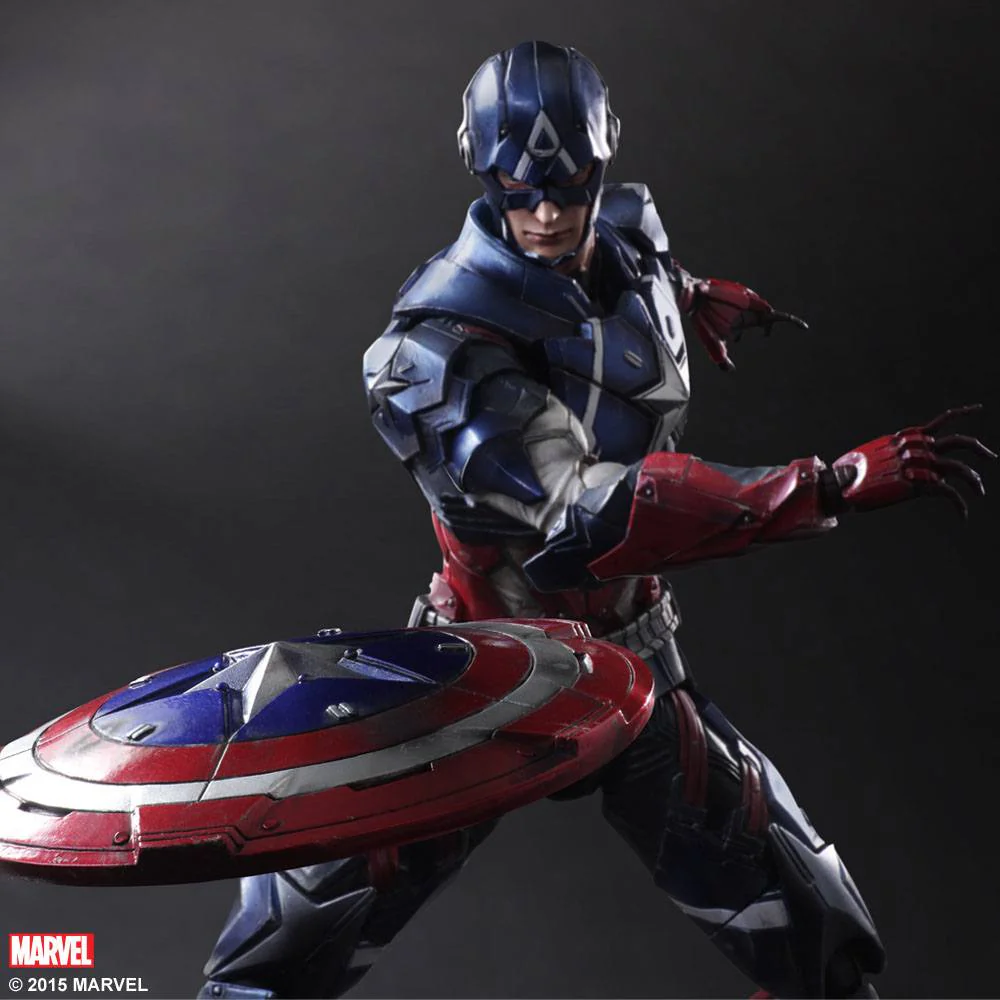 Marvel Comics Variant Play Arts Kai Actionfigur Captain America - Image 8