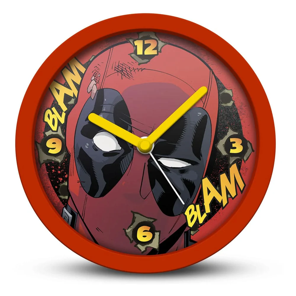 Marvel Schreibtischuhr Deadpool Blam Blam