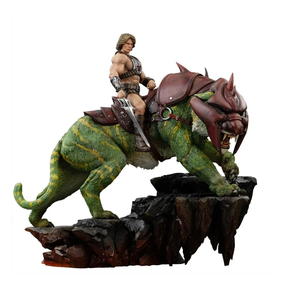 Masters of the Universe Art Scale Statue He-Man and Battle Cat - Image 4