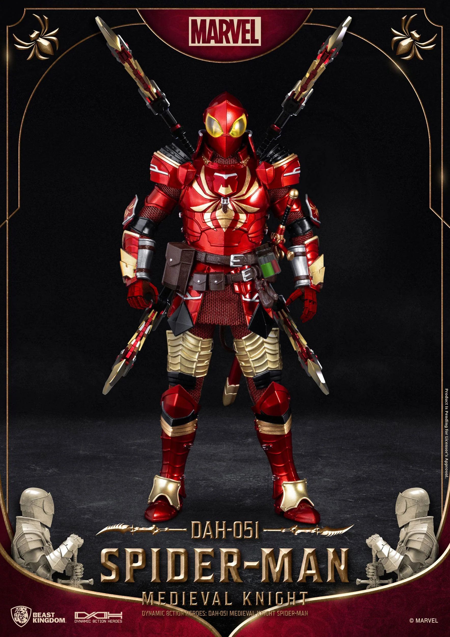 Medieval Knight Spider-Man - Dynamic 8ction Heroes - Beast Kingdom Toys