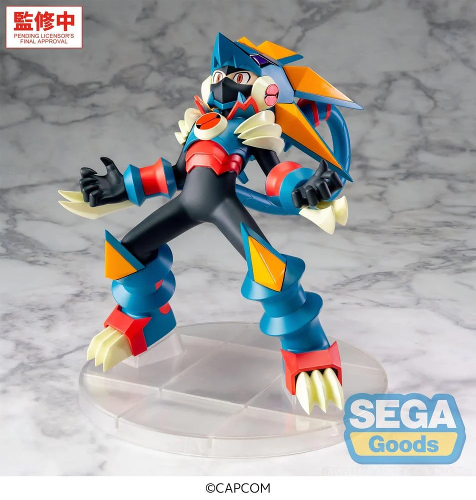 Mega Man Battle Network Luminasta PVC Figur Mega Man Gregar Beast