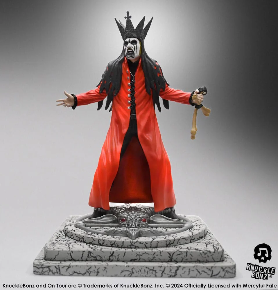 Mercyful Fate Rock Iconz Statue King Diamond III (Red Version) - Beschädigte Verpackung