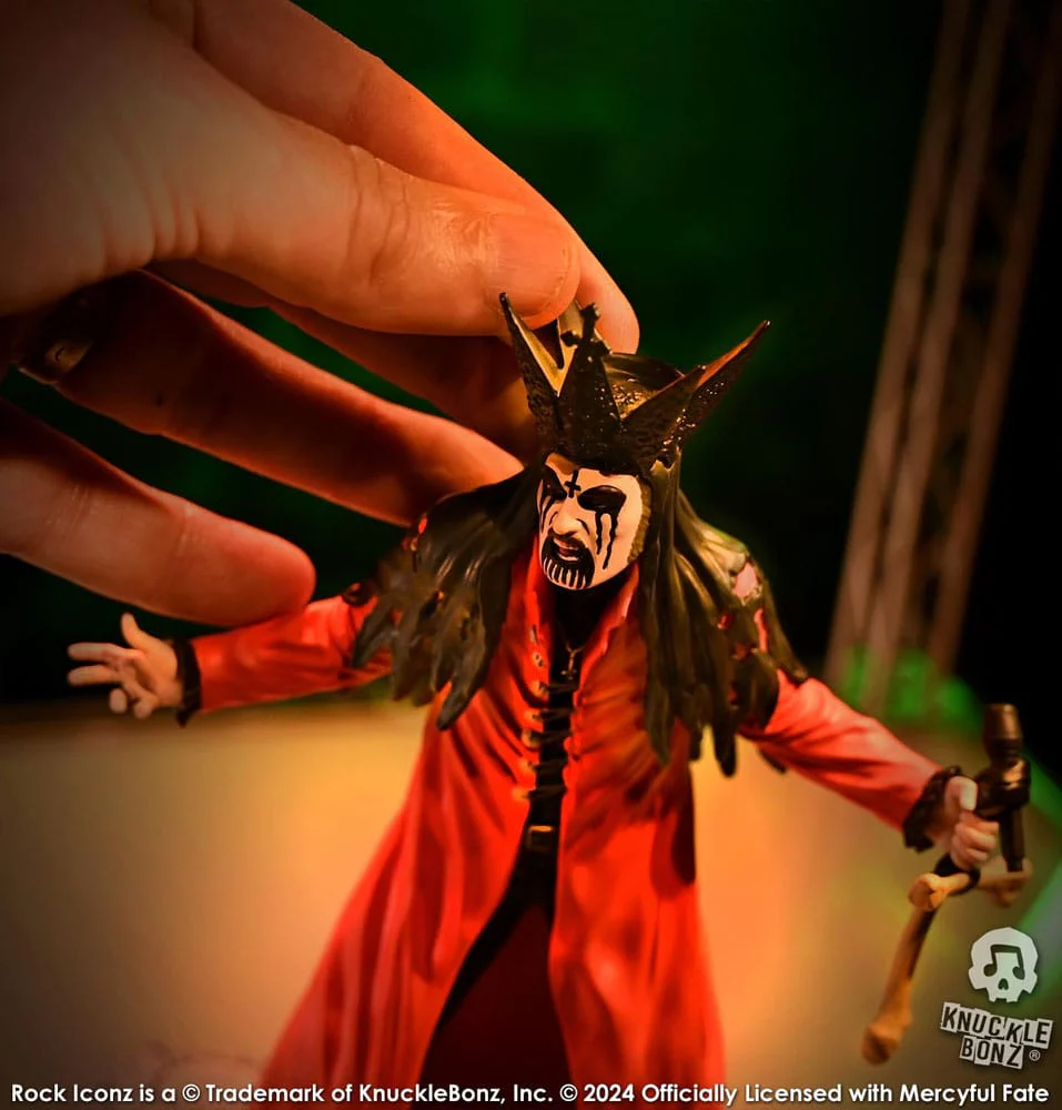Mercyful Fate Rock Iconz Statue King Diamond III (Red Version) - Beschädigte Verpackung - Image 5