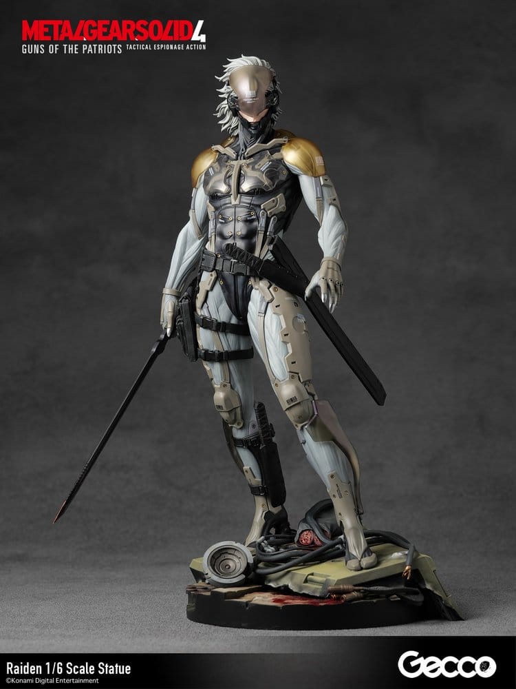 Metal Gear Solid 4 Guns of the Patriots Statue Raiden - Image 9