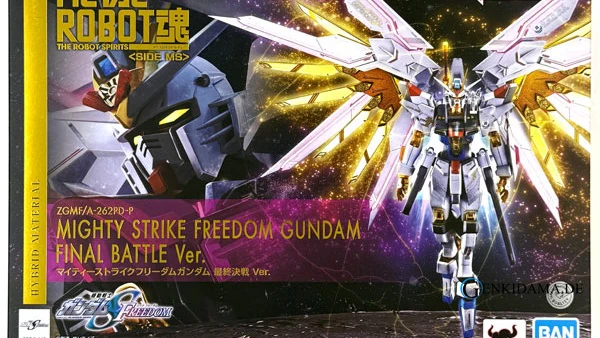 Metal Robot Spirits -SIDE MS- Mobile Suit Gundam SEED Freedom Mighty Strike Freedom Gundam Gundam Final Battle Ver. (Tamashii Web Shoten Exclusive)