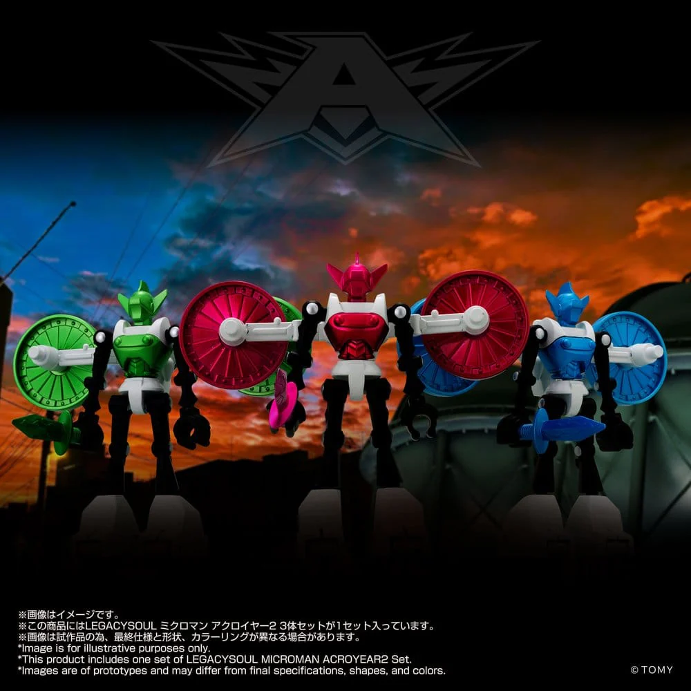 Microman Legacysoul Actionfiguren 3er-Pack Acroyear 2 - Image 6