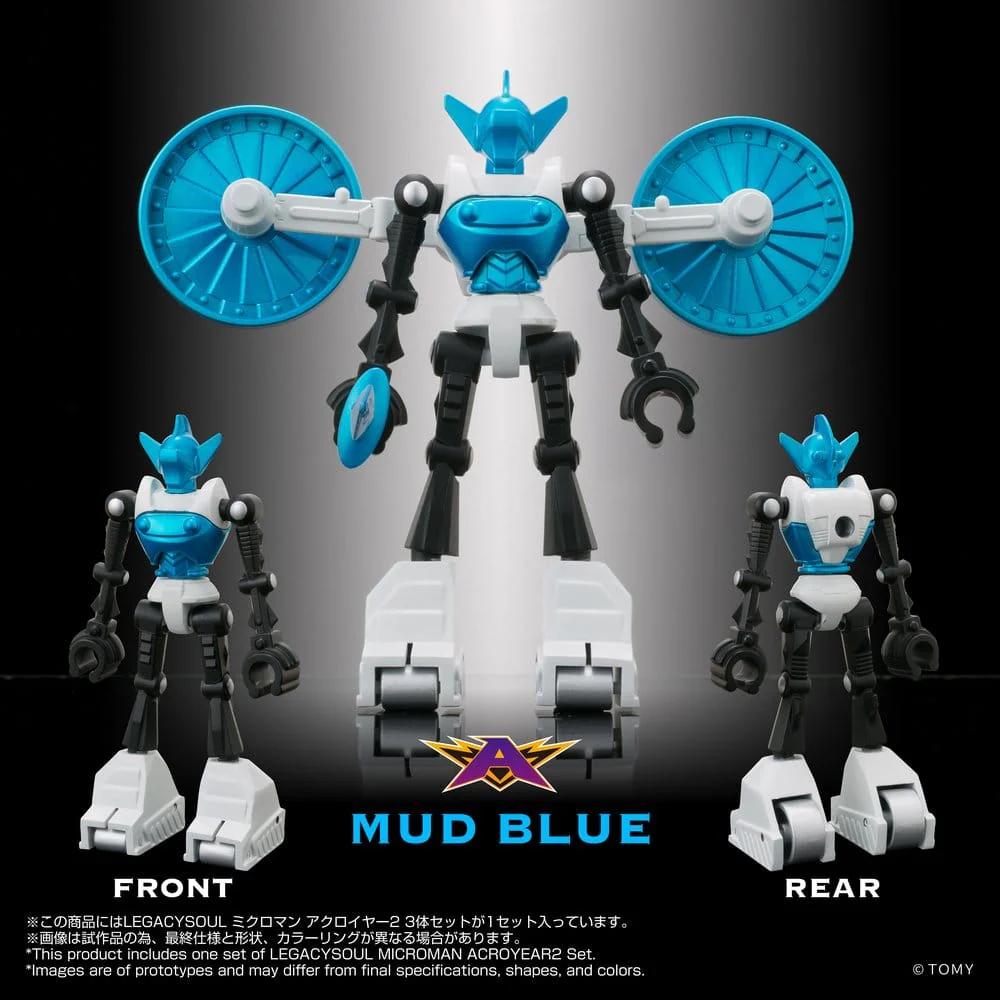 Microman Legacysoul Actionfiguren 3er-Pack Acroyear 2 - Image 8