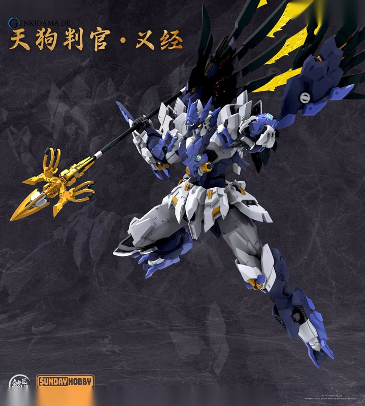 MJZ STUDIO x SUNDAY HOBBY Tengu Hangan Yoshitsune Plastic Model Kit - Image 11