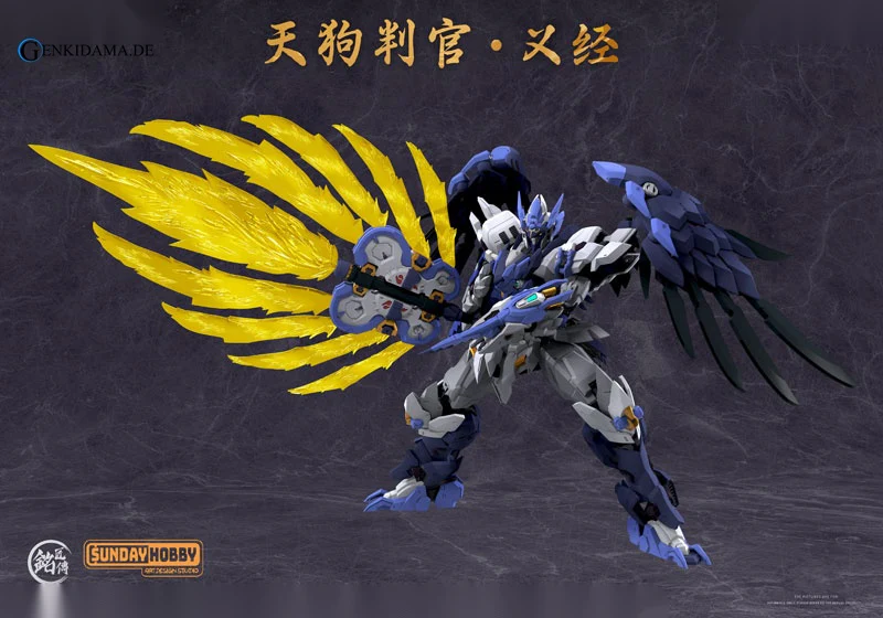 MJZ STUDIO x SUNDAY HOBBY Tengu Hangan Yoshitsune Plastic Model Kit - Image 12