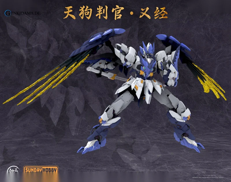 MJZ STUDIO x SUNDAY HOBBY Tengu Hangan Yoshitsune Plastic Model Kit - Image 14
