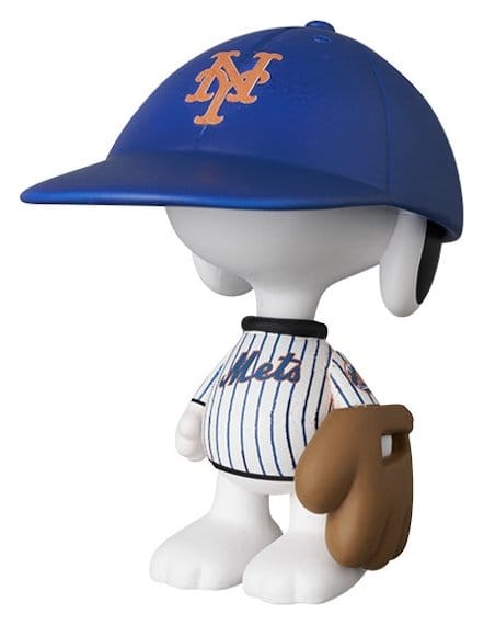 MLB × Peanuts UDF PVC Figur New York Mets Snoopy