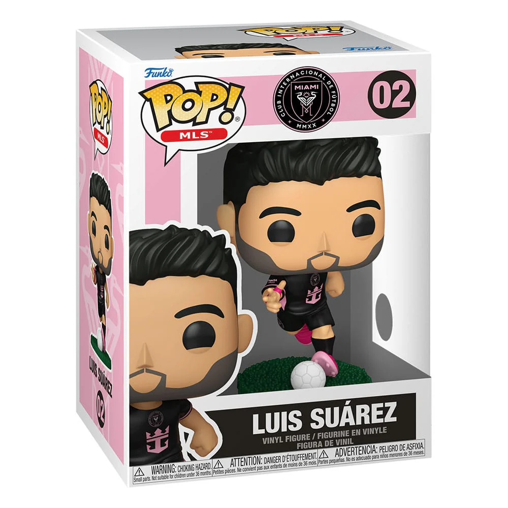 MLS POP! Sports Vinyl Figur Inter Miami- Luis Suarez(away) - Image 2
