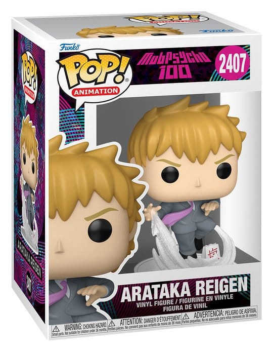 Mob Psycho 100 POP! Animation Vinyl Figur Arataka Reigen - Image 2