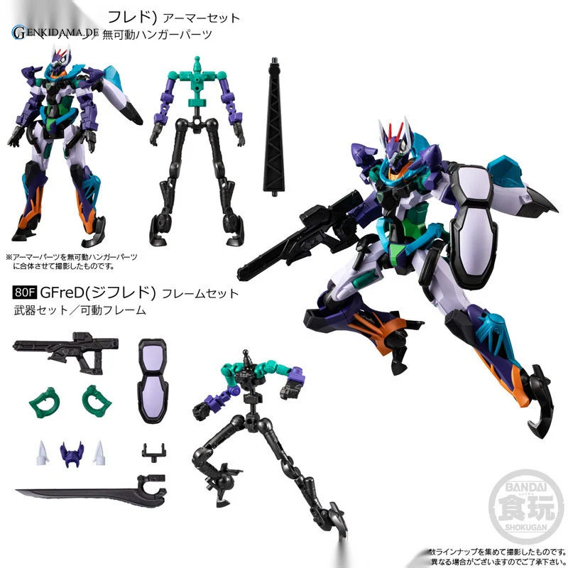 Mobile Suit Gundam G-Frame FA 09 Set of All 7 Types - Image 3