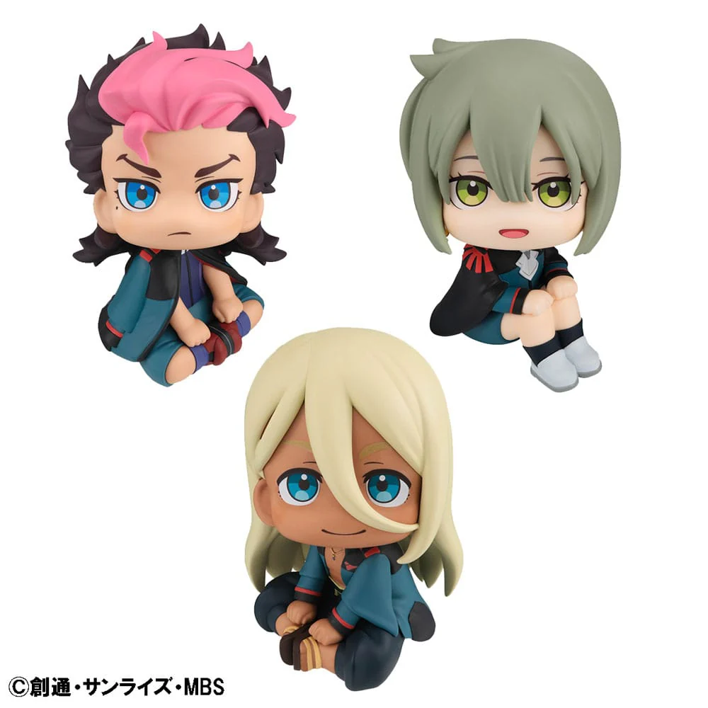 Mobile Suit Gundam: The Witch from Mercury Look Up PVC Statue Elan Ceres & Guel Jeturk & Shaddiq Zenelli