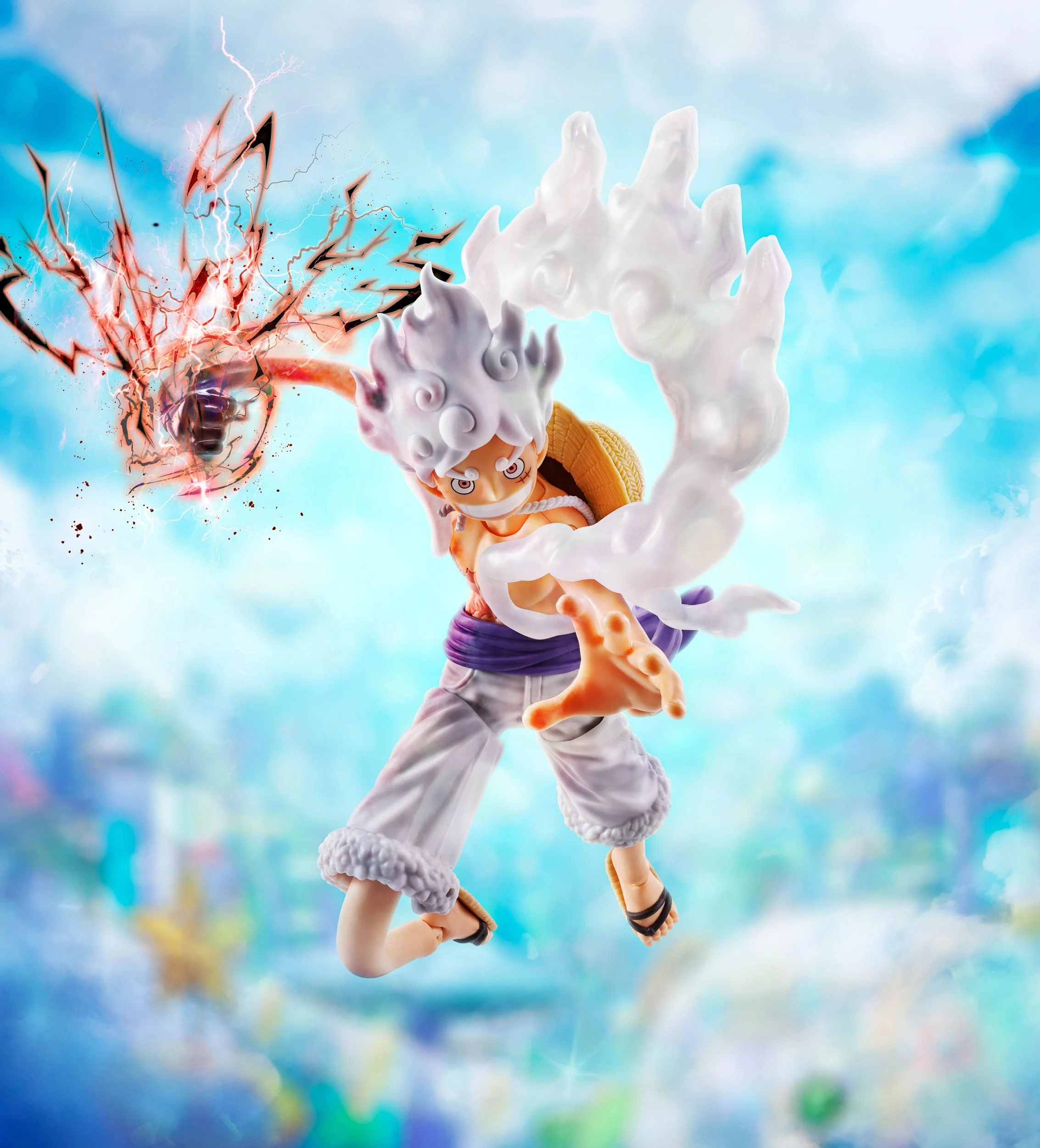 Monkey D. Luffy Gear 5 -Future Island Egghead- Bandai Tamashii Nations - Image 7
