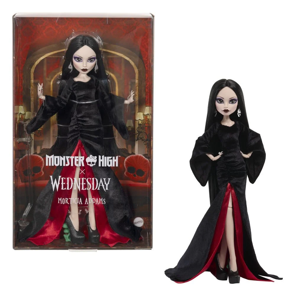 Monster High x Wednesday Collector Puppe Morticia Addams - Image 3