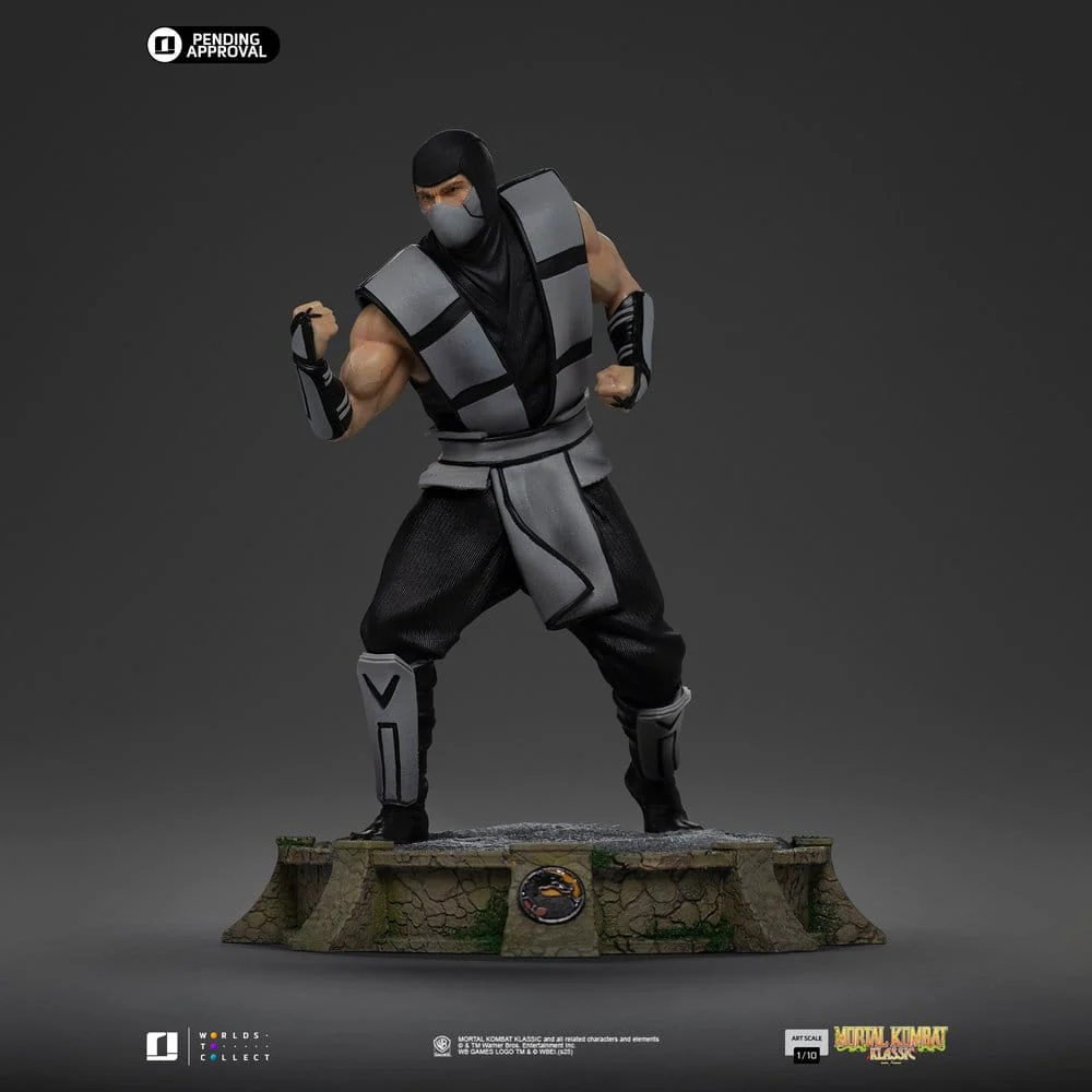 Mortal Kombat Art Scale Statue Smoke heo Exclusive - Image 3