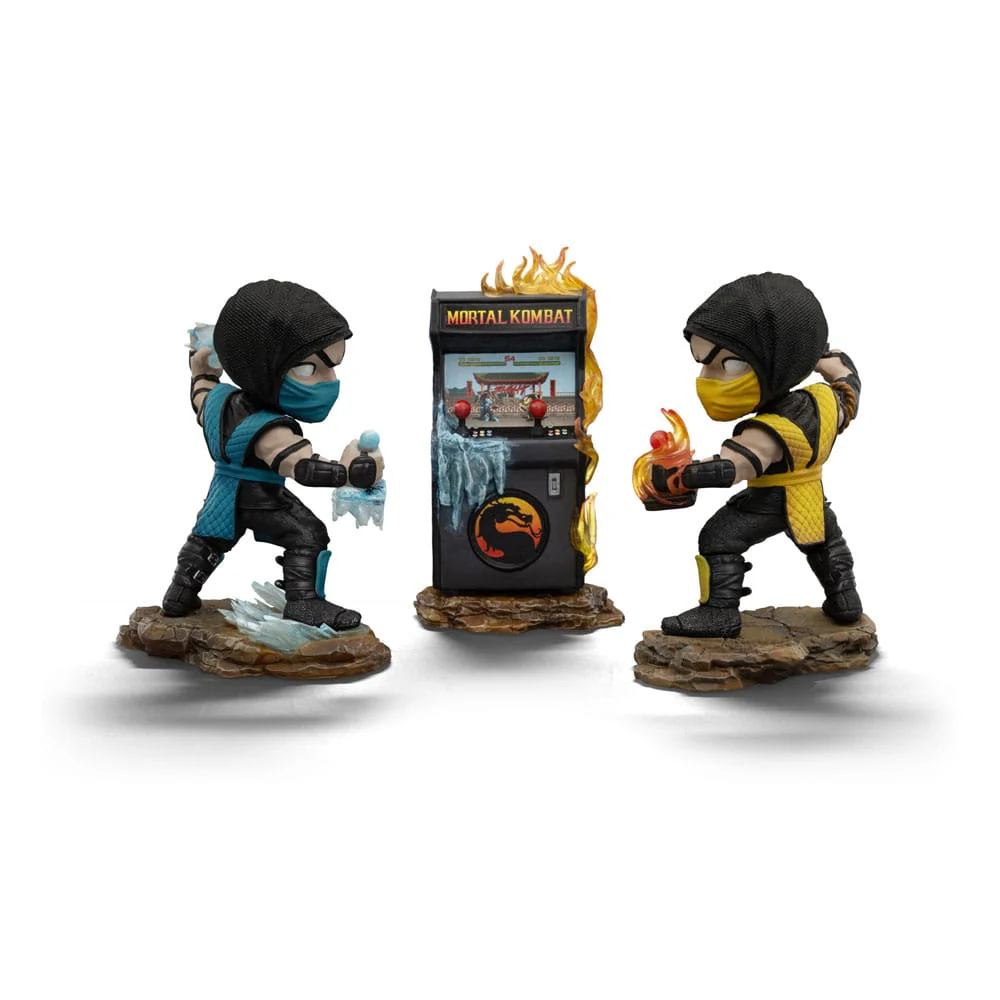 Mortal Kombat Mini Co. PVC Figuren Scorpion vs. Subzero Arcade Set