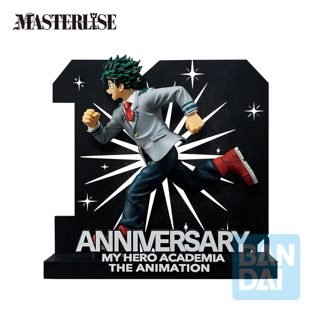 My Hero Academia Ichibansho Masterlise PVC Figur Izuku Midoriya -10th Anniversary-