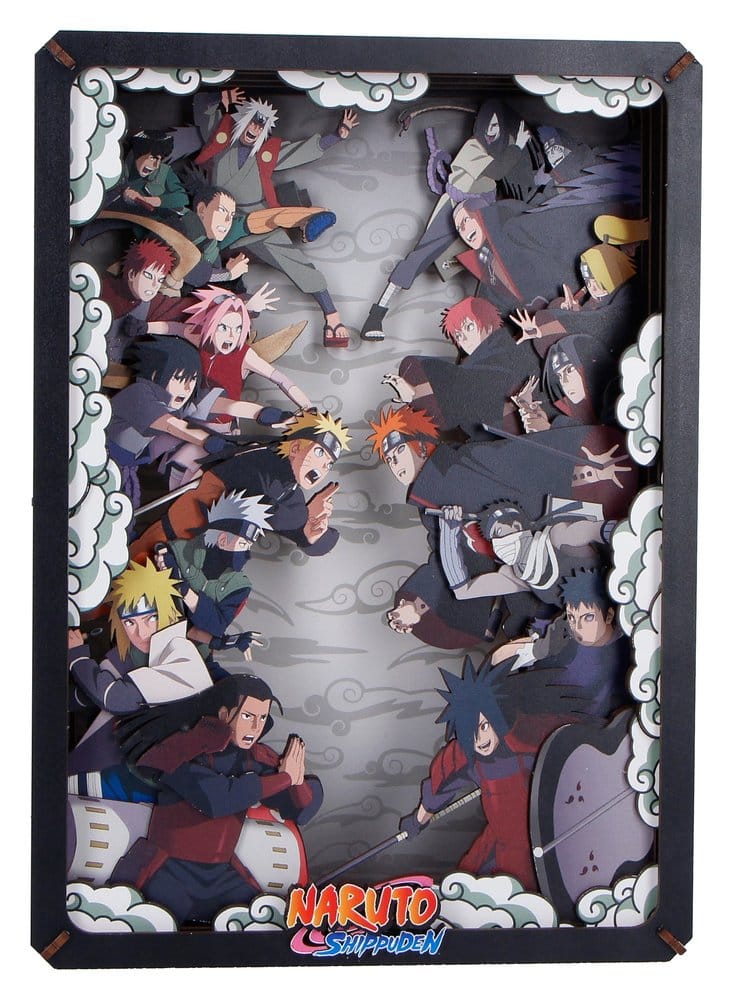 Naruto Modellbausatz Wooden Theatre Combat (Large)