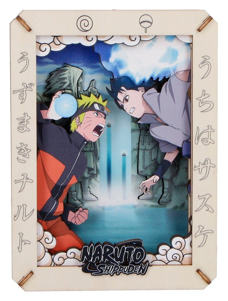 Naruto Modellbausatz Wooden Theatre The Final Valley (Medium)