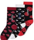 Naruto Socken Sasuke, Kakashi, Itachi 3er-Pack 39-42 - Image 2