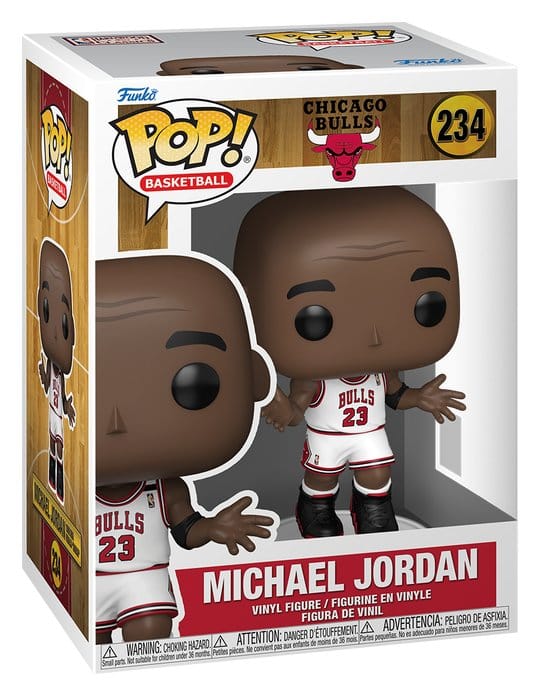 NBA POP! Sports Vinyl Figur Bulls- Michael Jordan (Shrug) - Image 2