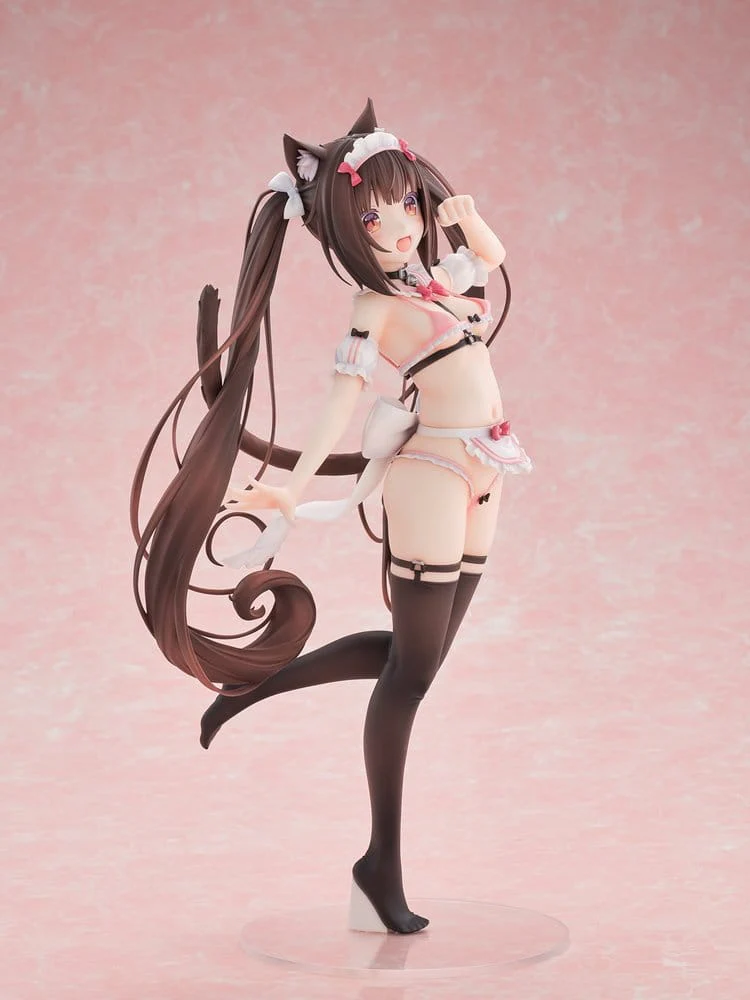 Nekopara PVC Figur .5 Chocola Micro Bikini Maid -STD Edition- - Image 8