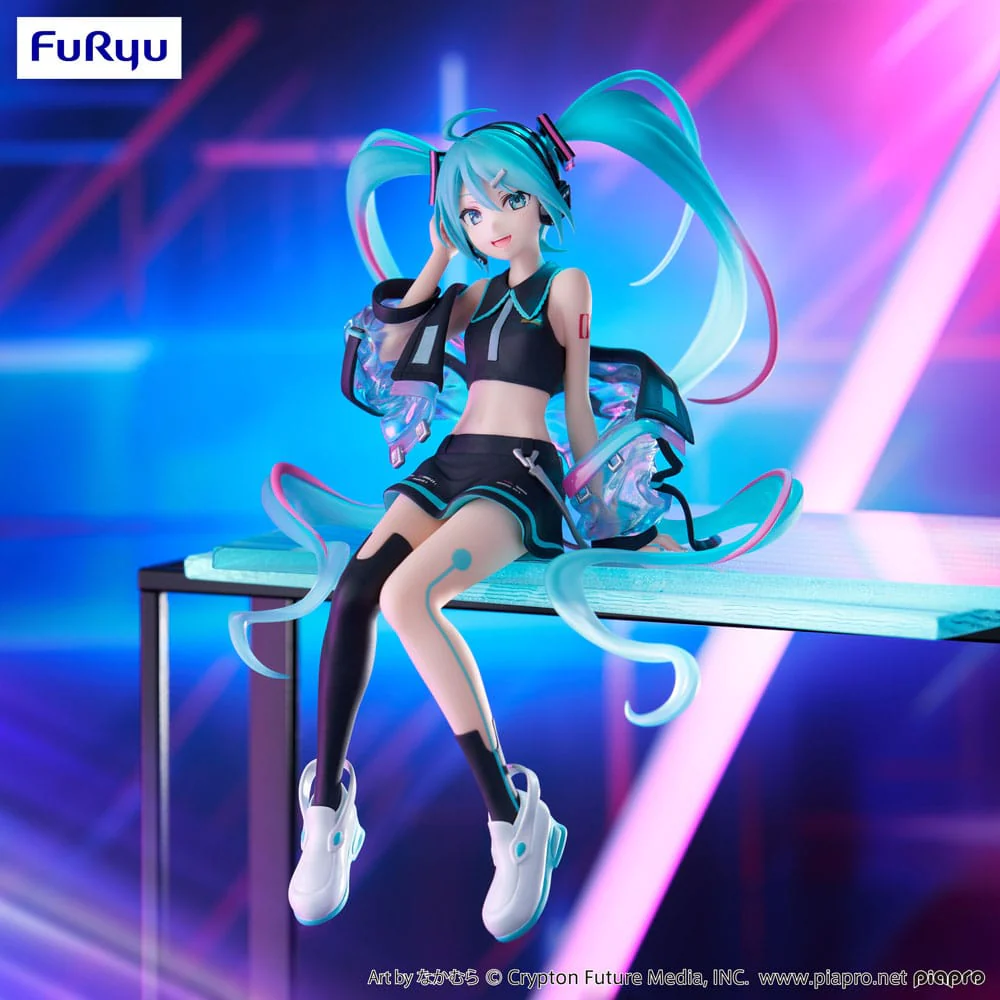 Neon Cyber Hatsune Miku Noodle Stopper Furyu - Image 2
