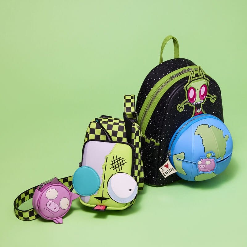 Nickelodeon by Loungefly Mini Rucksack Invader Zim Glow - Image 2