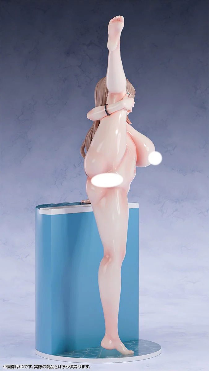 Nikukan Shoujo Secret Swimming Lessons with a Busty Housewife Blanc (1/6 Scale) (Figure) - Image 8
