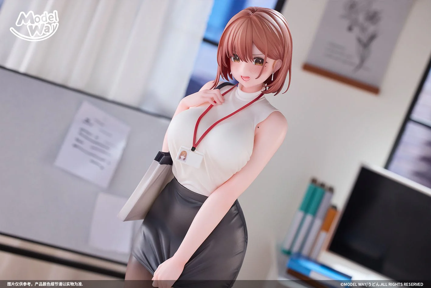 OL-chan Illustration by Udon. Model Way - Image 11