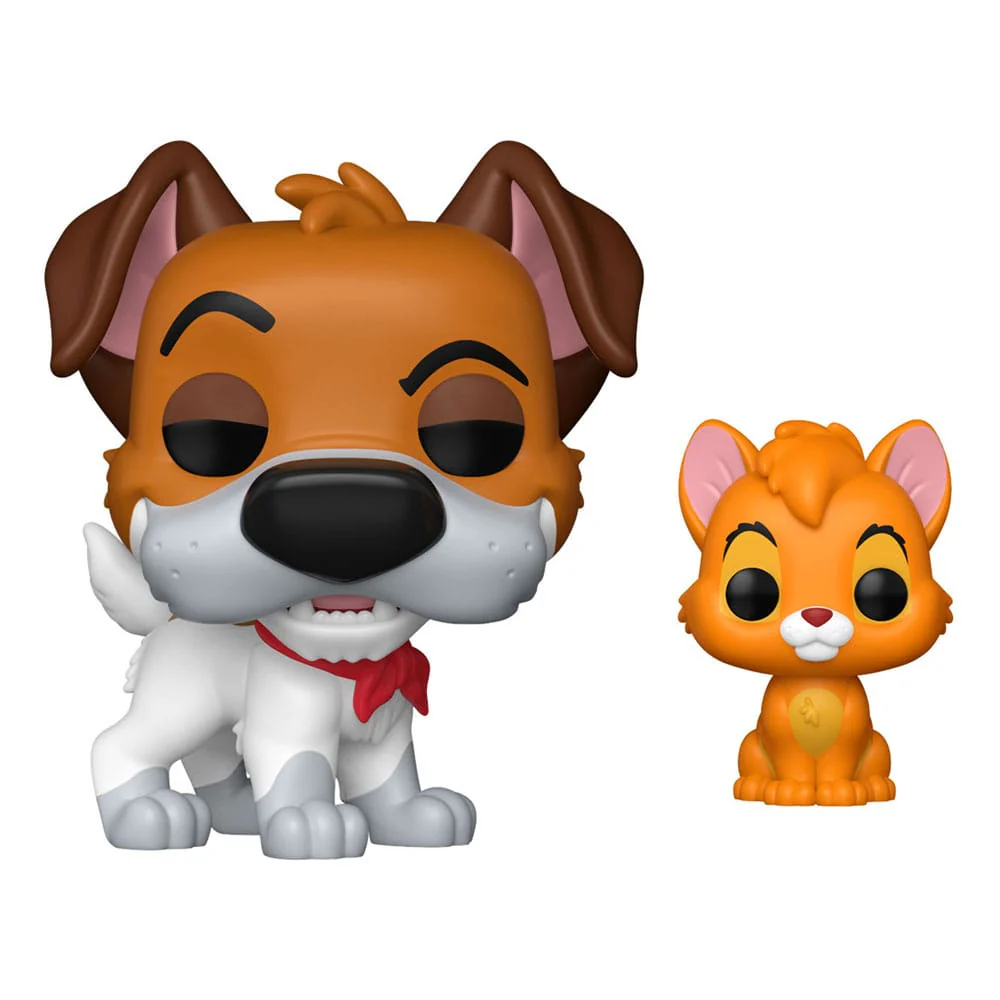 Oliver & Co. POP!&Buddy Movies Vinyl Figuren Dodger w/Oliver w/Chase Sortiment (6) - Image 3