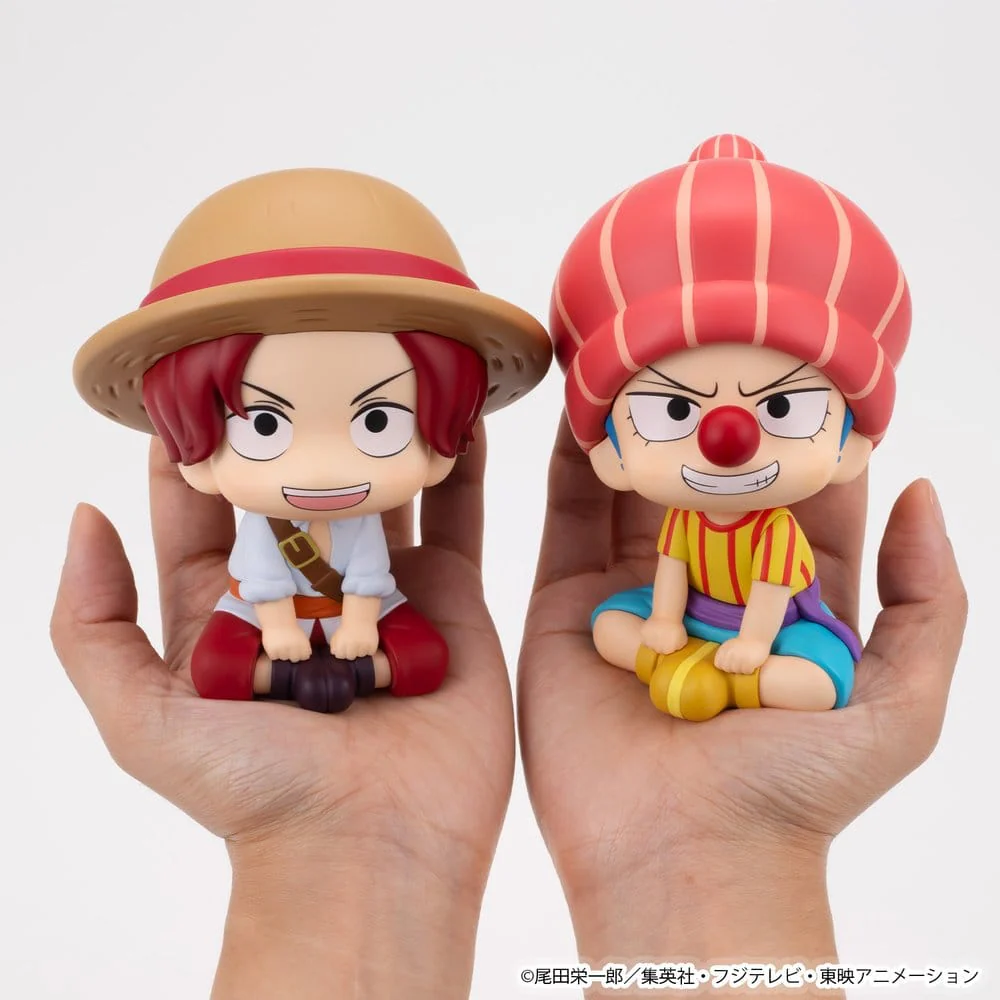 One Piece Look Up PVC Figuren 2er-Pack Shanks & Buggy Childhood Ver. (with gift)